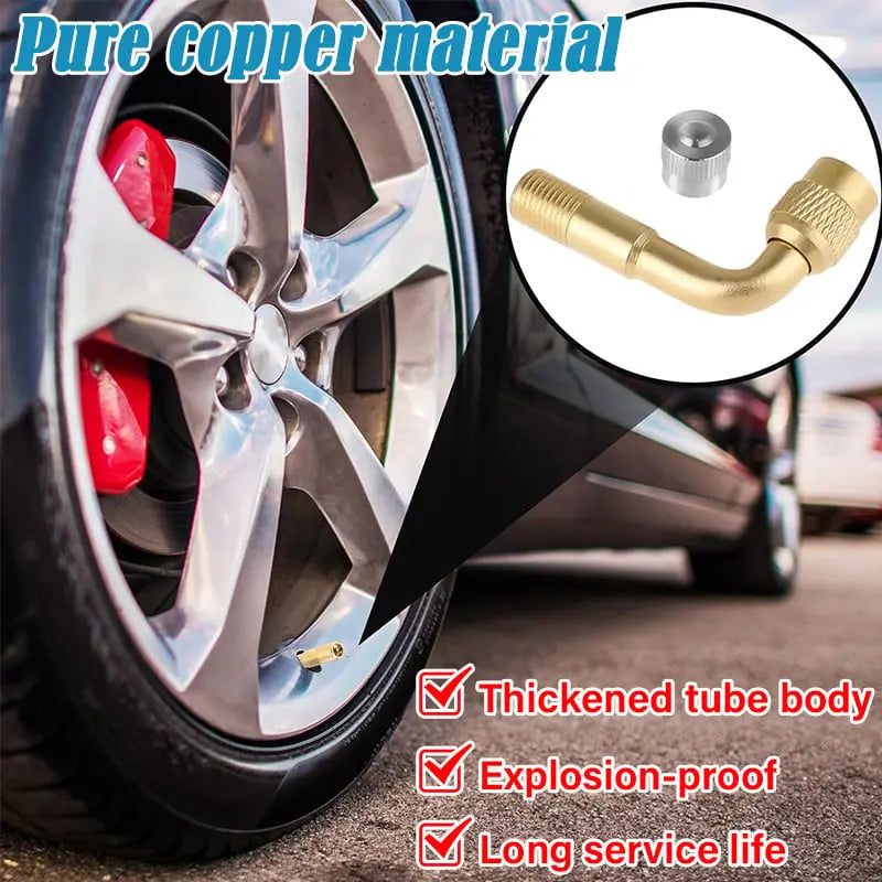Sikunuo | Angled Brass Valve Extensions for Vehicles