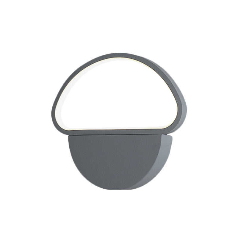 Sikunuo | Mushroom-shaped wall lamp wall light contemporary acrylic gray LED wall-mounted light for bedroom
