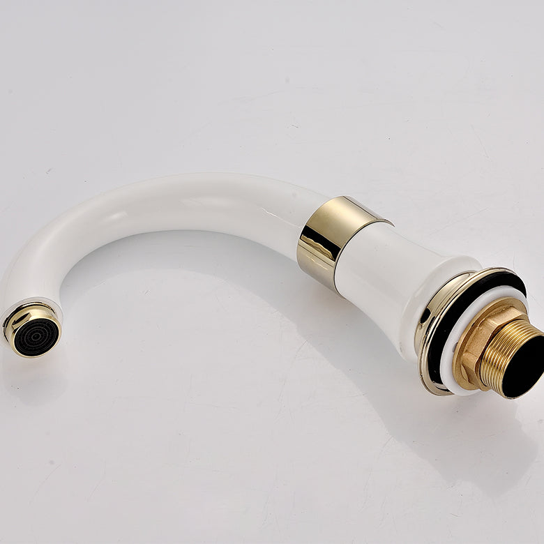Sikunuo | Tradition Bathtub Filler Trim Deck-Mounted Swing Spout Bathtub Filler