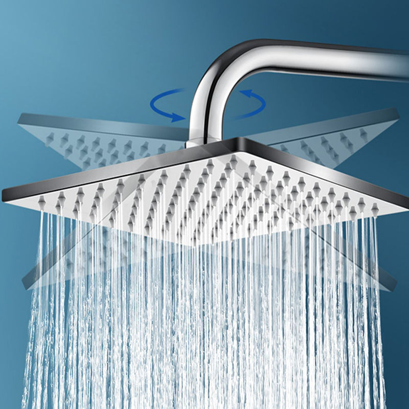 Sikunuo | Contemporary square shower head combination with hand shower