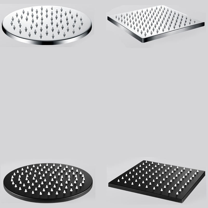 Sikunuo | Contemporary square shower head combination with hand shower