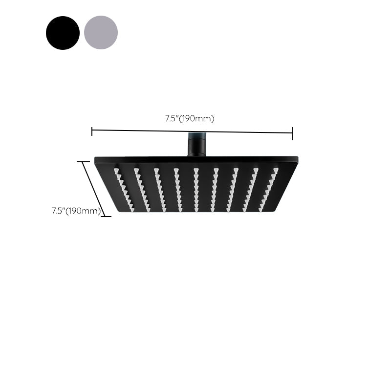 Sikunuo | Contemporary square shower head combination with hand shower
