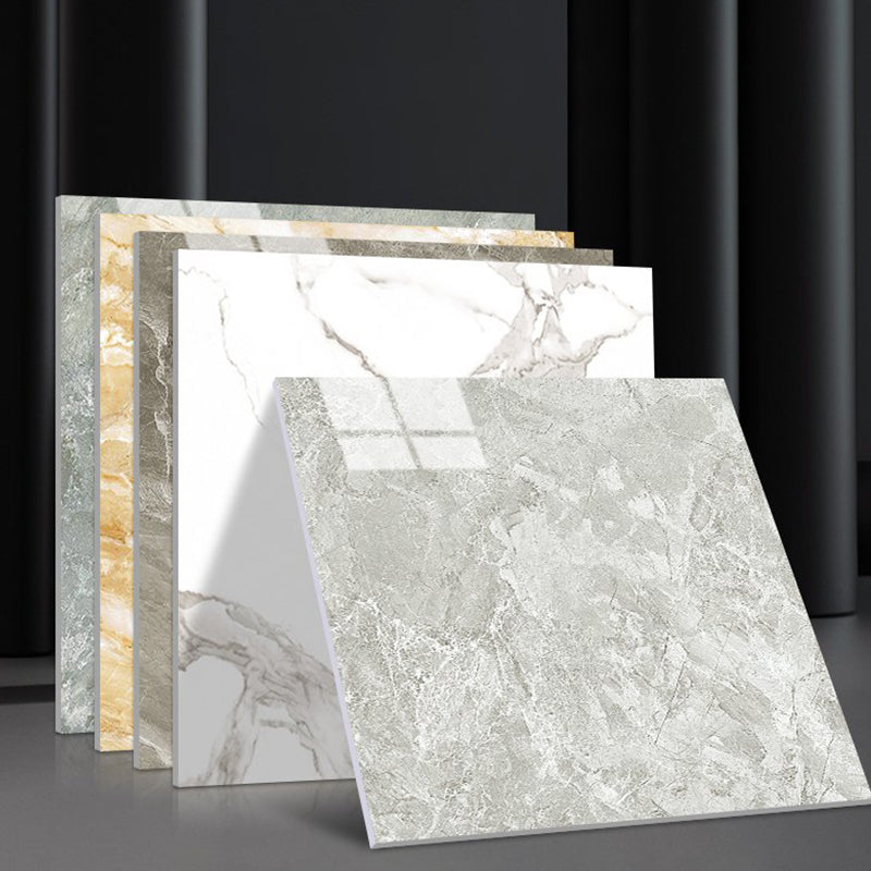 Sikunuo | Modern Peel and Stick Splash Guard PVC Rectangular Wallpaper for the Shower