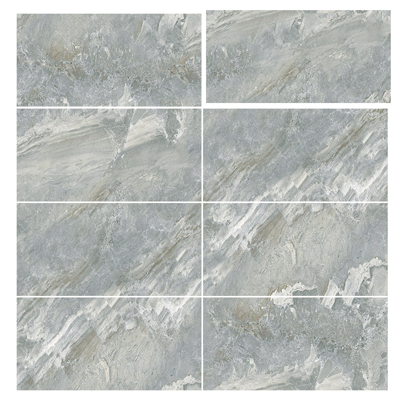 Sikunuo | Modern Peel and Stick Splash Guard PVC Rectangular Wallpaper for the Shower