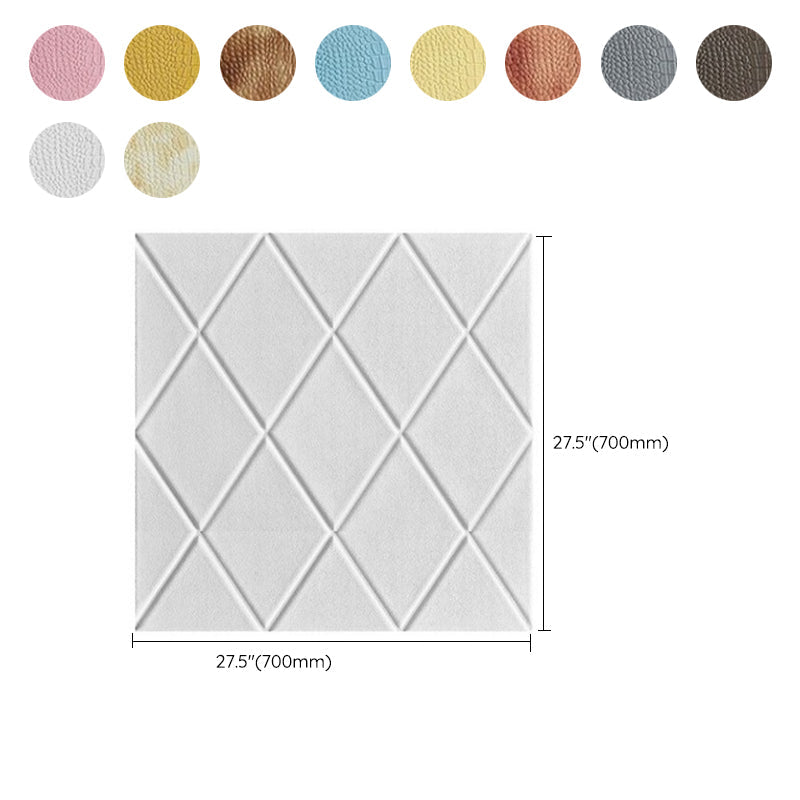 Sikunuo | Contemporary Wall Panels 3D Embossed Waterproof Wall Panels