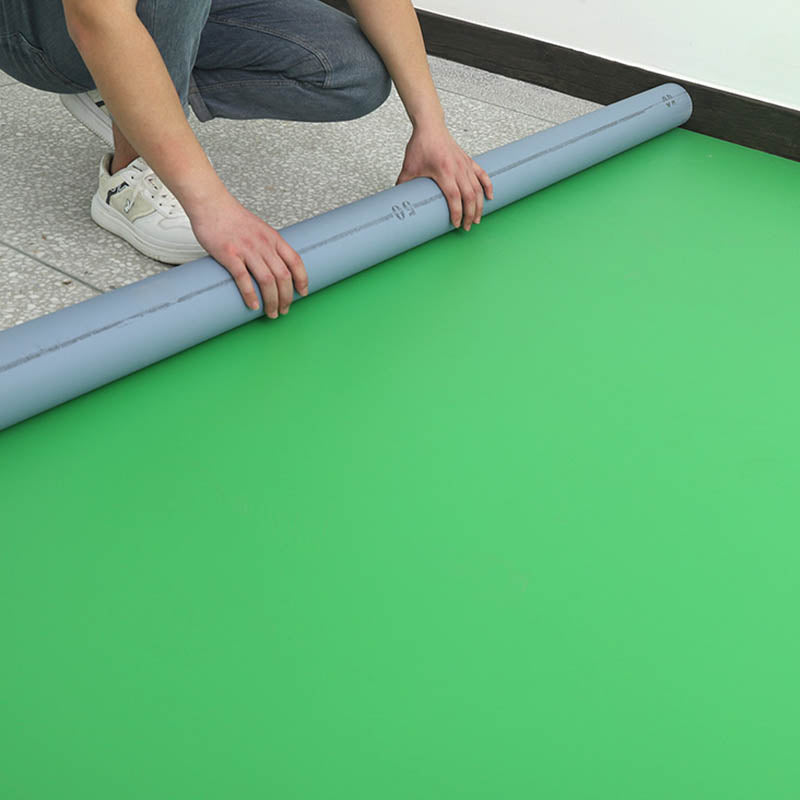 Sikunuo | Modern Style PVC Floor Covering Pure Color Waterproof Fire-Resistant PVC Floor Covering