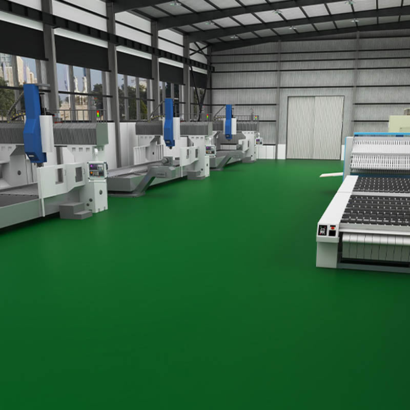 Sikunuo | Modern Style PVC Floor Covering Pure Color Waterproof Fire-Resistant PVC Floor Covering