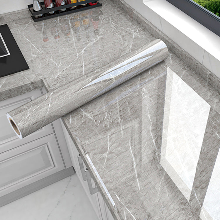 Sikunuo | Modern Peel & Stick Field Tiles Plastic Wallpaper for Kitchen Backsplash