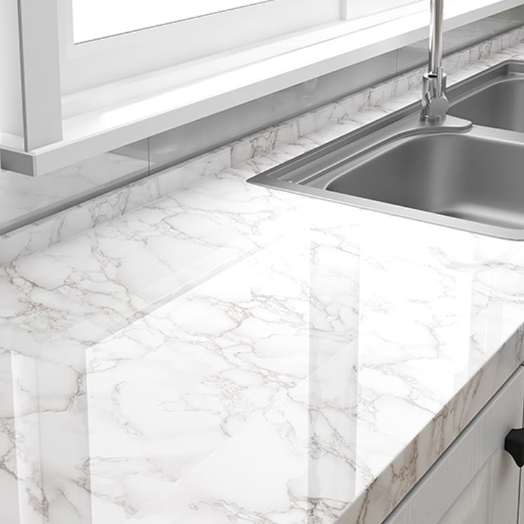 Sikunuo | Modern Peel & Stick Field Tiles Plastic Wallpaper for Kitchen Backsplash