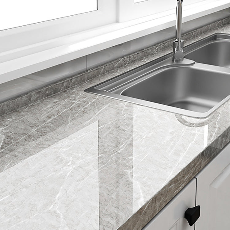 Sikunuo | Modern Peel & Stick Field Tiles Plastic Wallpaper for Kitchen Backsplash