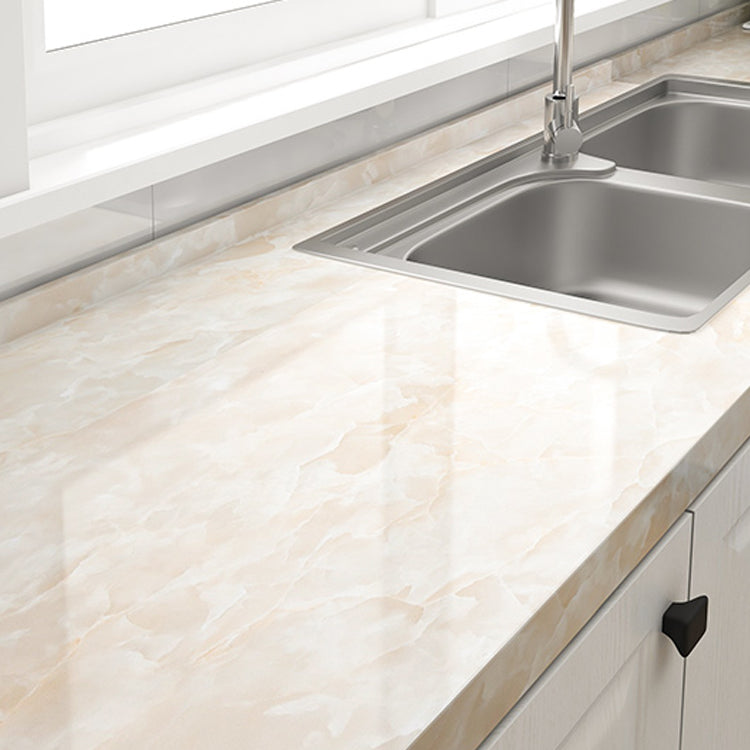 Sikunuo | Modern Peel & Stick Field Tiles Plastic Wallpaper for Kitchen Backsplash