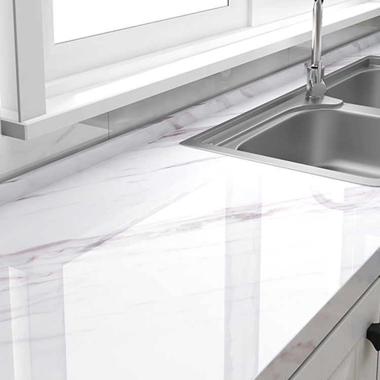 Sikunuo | Modern Peel & Stick Field Tiles Plastic Wallpaper for Kitchen Backsplash