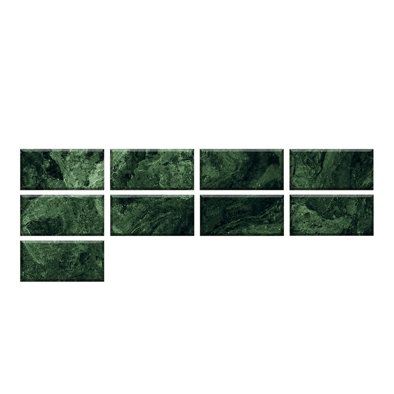 Sikunuo | Mosaic tiles peel and attach tiles PVC backsplash peel and attach wall tiles in green