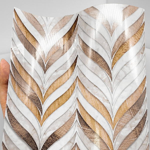 Sikunuo | Contemporary Mosaic Tile Peel and Stick Tile Kitchen Backsplash Peel and Stick Wall Tile