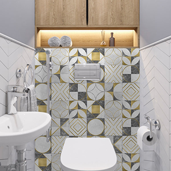 Sikunuo | Contemporary Mosaic Tile Peel and Stick Tile Kitchen Backsplash Peel and Stick Wall Tile