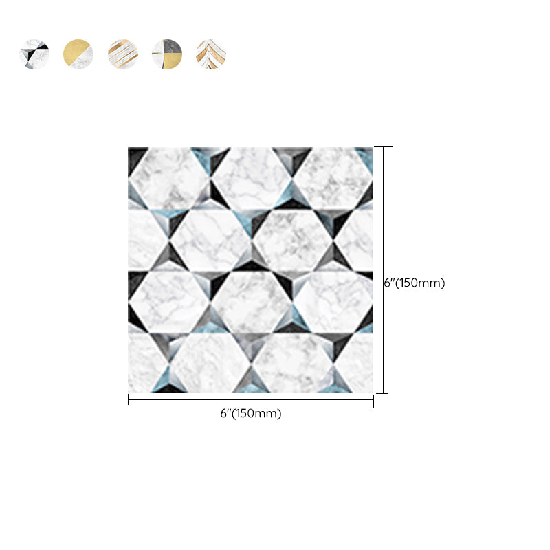 Sikunuo | Contemporary Mosaic Tile Peel and Stick Tile Kitchen Backsplash Peel and Stick Wall Tile