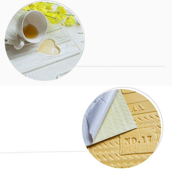 Sikunuo | Peel and Stick Wall Ceiling 3D Embossed Wall Covering with Waterproof