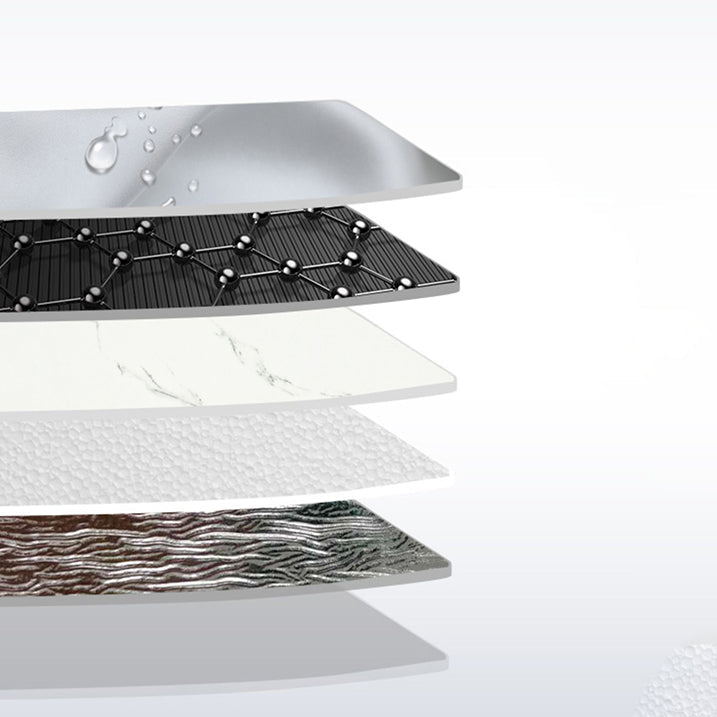 Sikunuo | Modern Pearl Wall Bowls PVC Wall Access Panel for Peeling and Sticking for Bathroom and Kitchen