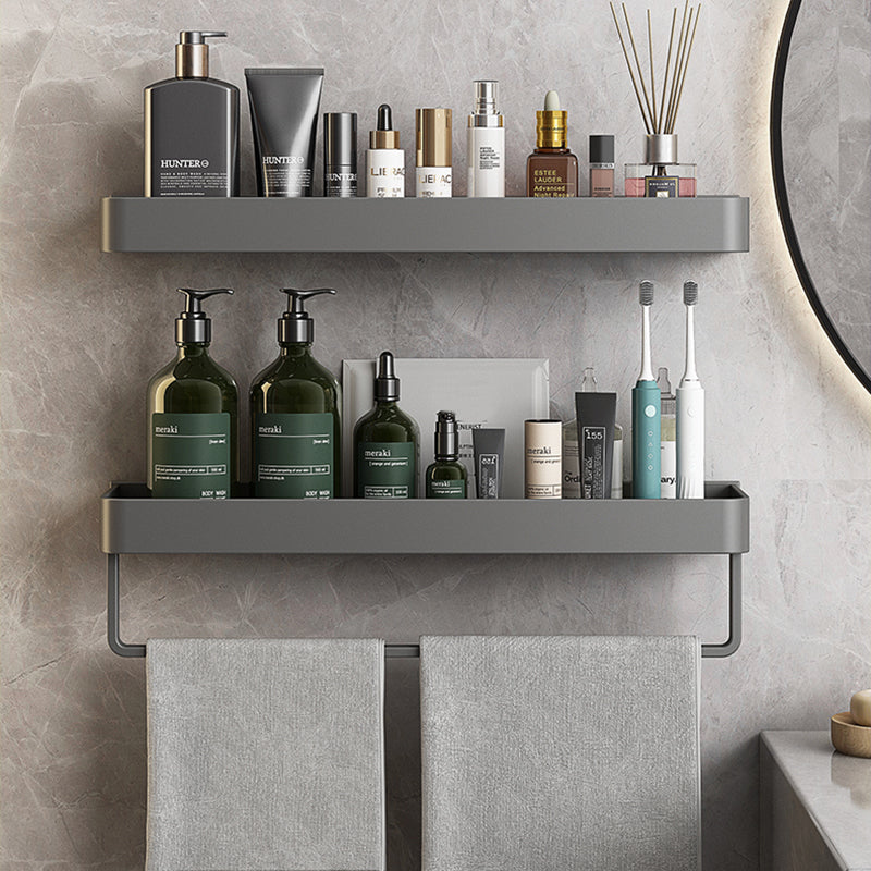 Sikunuo | Minimalist Matte Metal Bathroom Accessory Set Modern Bathroom Shelf
