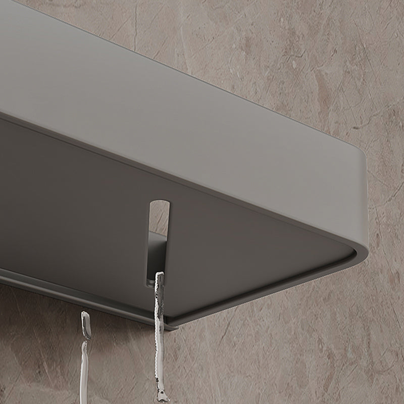 Sikunuo | Minimalist Matte Metal Bathroom Accessory Set Modern Bathroom Shelf