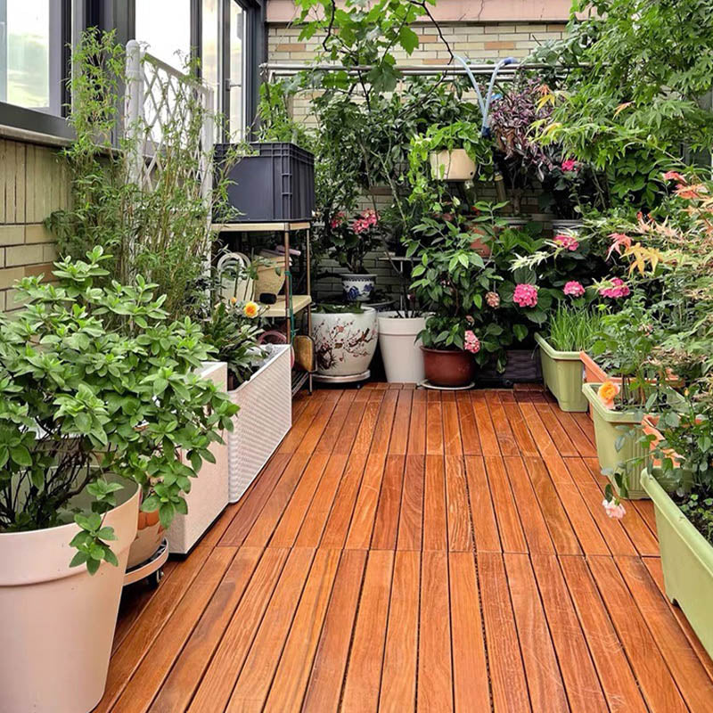 Sikunuo | Basic Wood Tiles Composite Pavers Tiles for Outdoor Patio