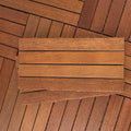 Sikunuo | Basic Wood Outdoor Floor Tiles Click Patio Floor Tiles