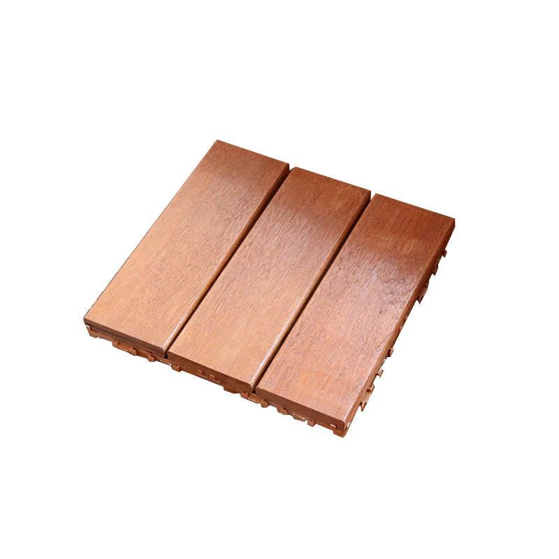 Sikunuo | Classic wooden deck tiles connecting composite patio tiles