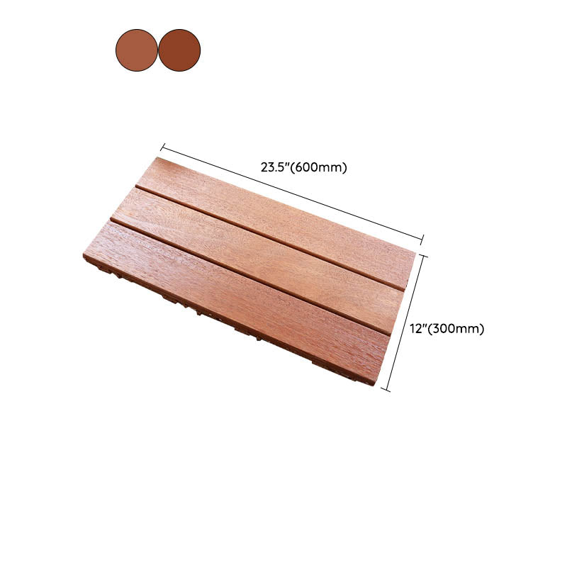 Sikunuo | Classic wooden deck tiles connecting composite patio tiles