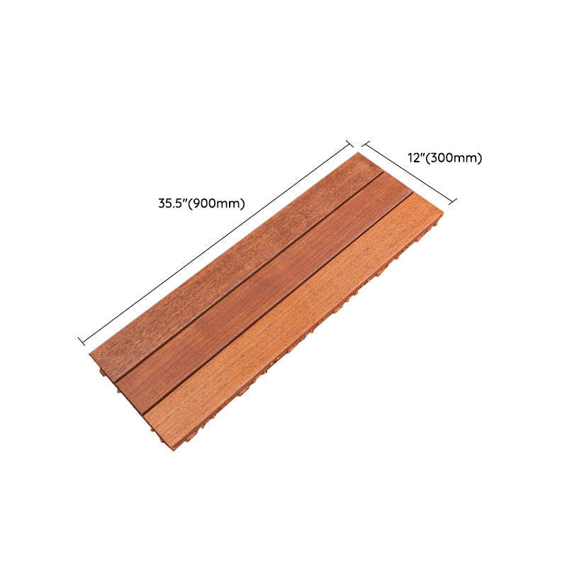 Sikunuo | Classic wooden deck tiles connecting composite patio tiles