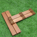 Sikunuo | Basic Wood Tile Set Composite Layable Patio Tiles