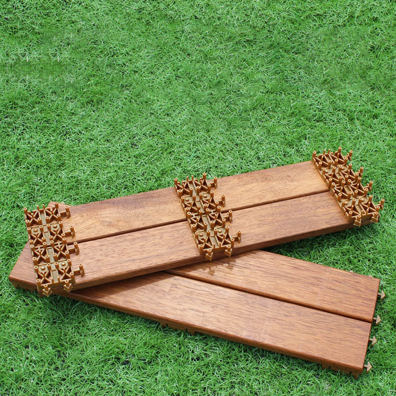 Sikunuo | Basic Wood Tile Set Composite Layable Patio Tiles