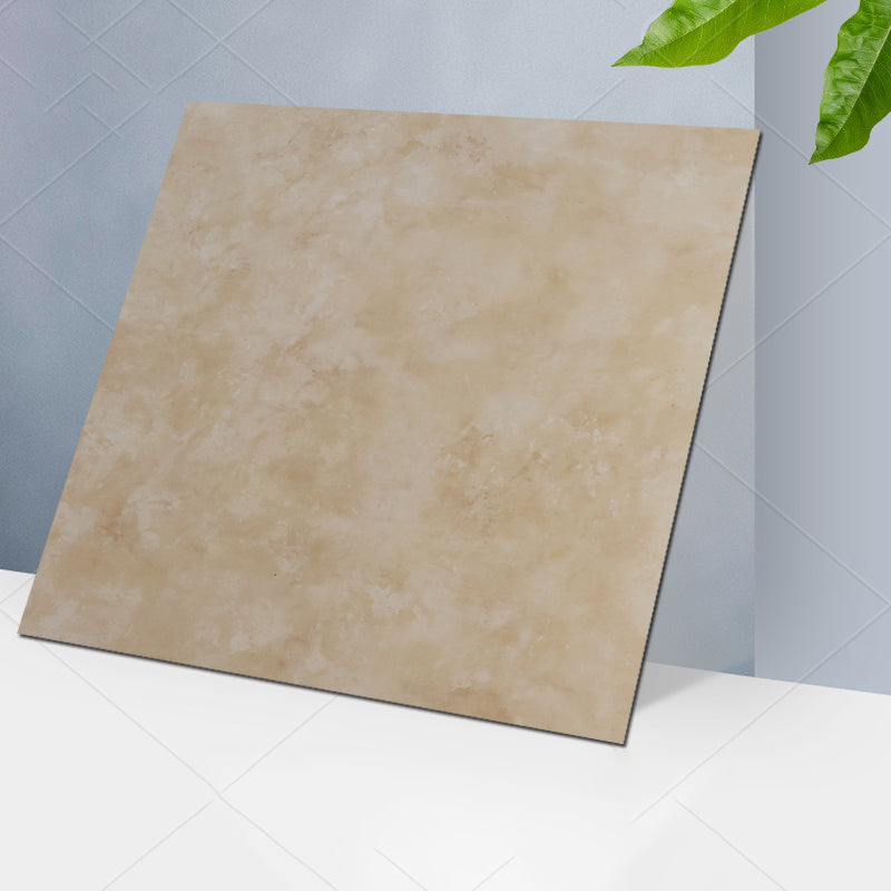 Sikunuo | Classic Style Square PVC Flooring Self-Adhesive Stone Look Smooth PVC Flooring