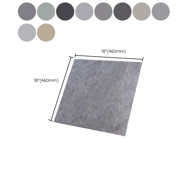 Sikunuo | Classic Style Square PVC Flooring Self-Adhesive Stone Look Smooth PVC Flooring