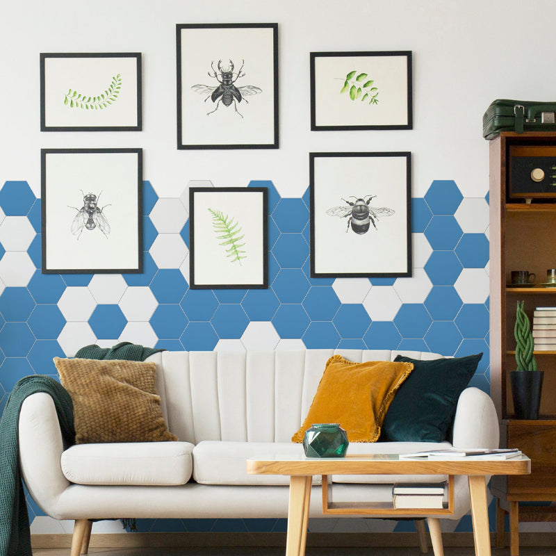 Sikunuo | Peel and Stick Tiles Hexagonal Peel and Stick Back Wall 20 Pack