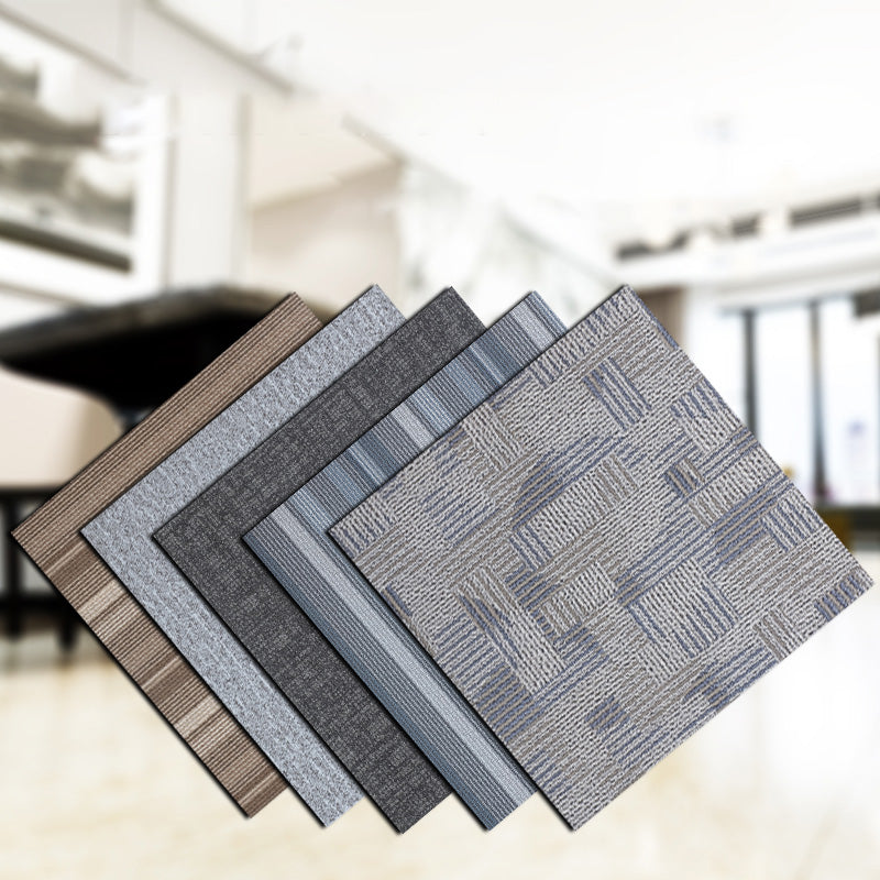 Sikunuo | Fireproof Square PVC Flooring Peel and Stick Waterproof PVC Flooring