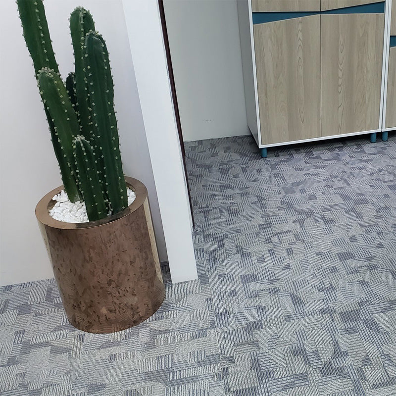Sikunuo | Fireproof Square PVC Flooring Peel and Stick Waterproof PVC Flooring