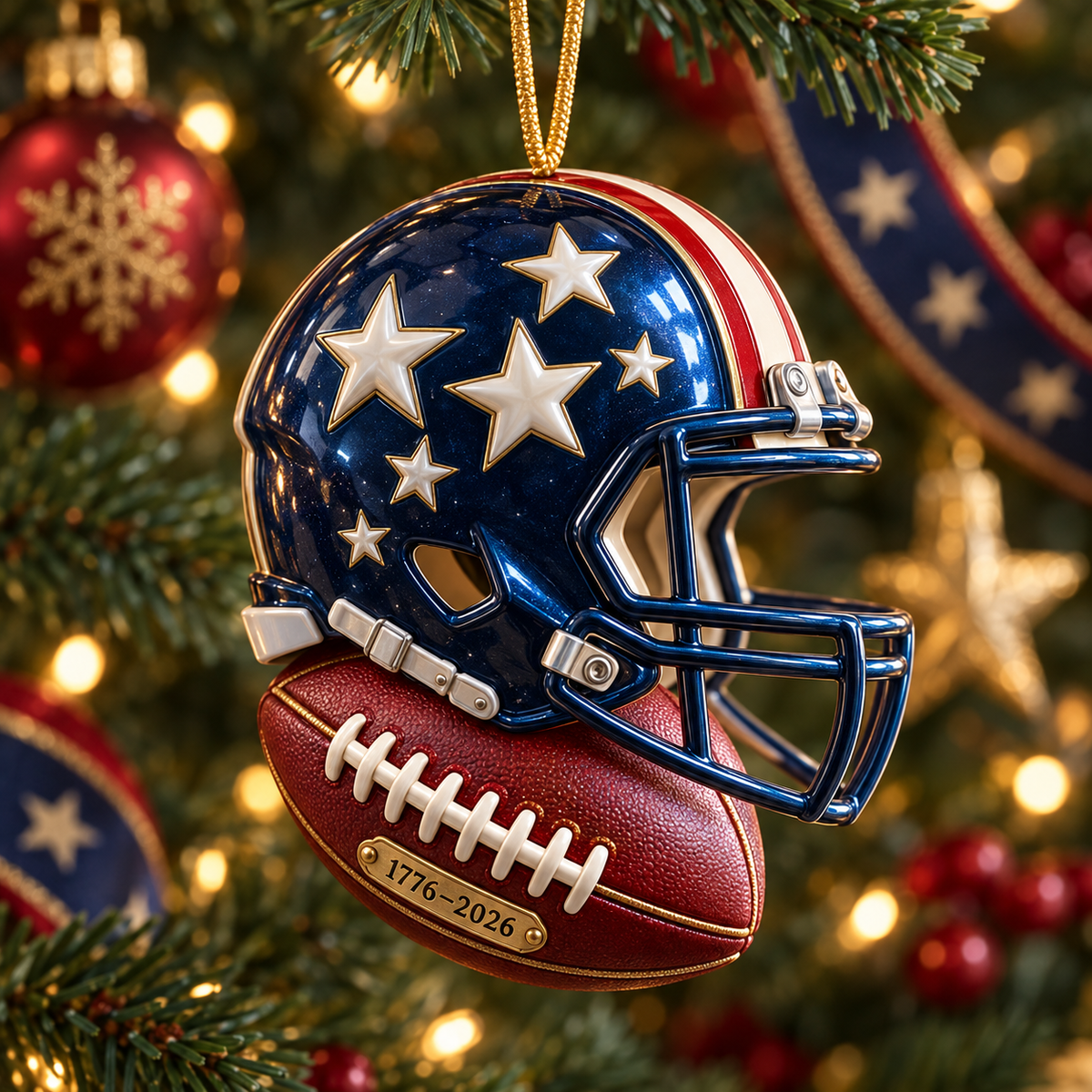 2026 Touchdown Christmas Ornaments