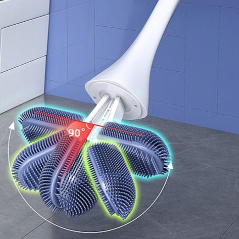 Sikunuo | Adjustable Double Head Roller Toilet Brush
