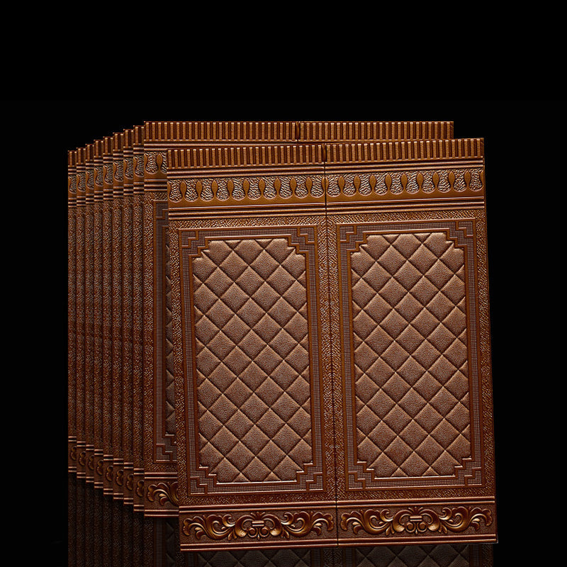 Sikunuo | Contemporary waterproof 3D wall panel veneer for peeling and sticking for interior walls