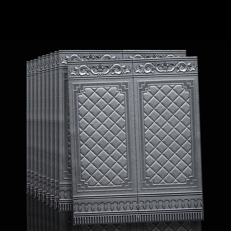 Sikunuo | Contemporary waterproof 3D wall panel veneer for peeling and sticking for interior walls