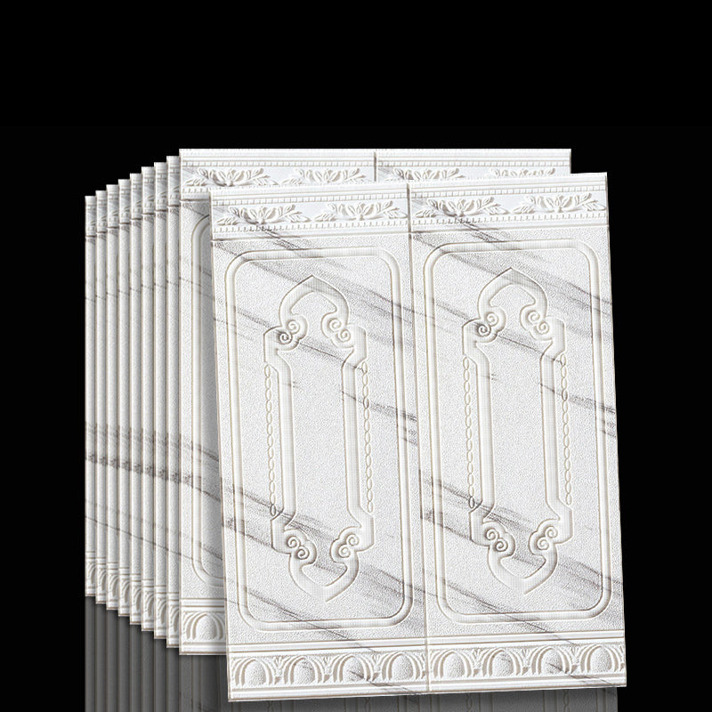 Sikunuo | Contemporary waterproof 3D wall panel veneer for peeling and sticking for interior walls