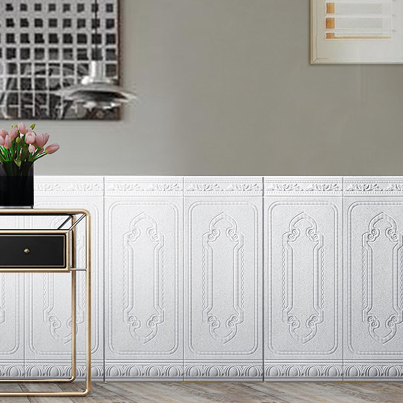 Sikunuo | Glam Scratch Resistance Wainscoting 3D Peel and Stick Interior Wall Panel