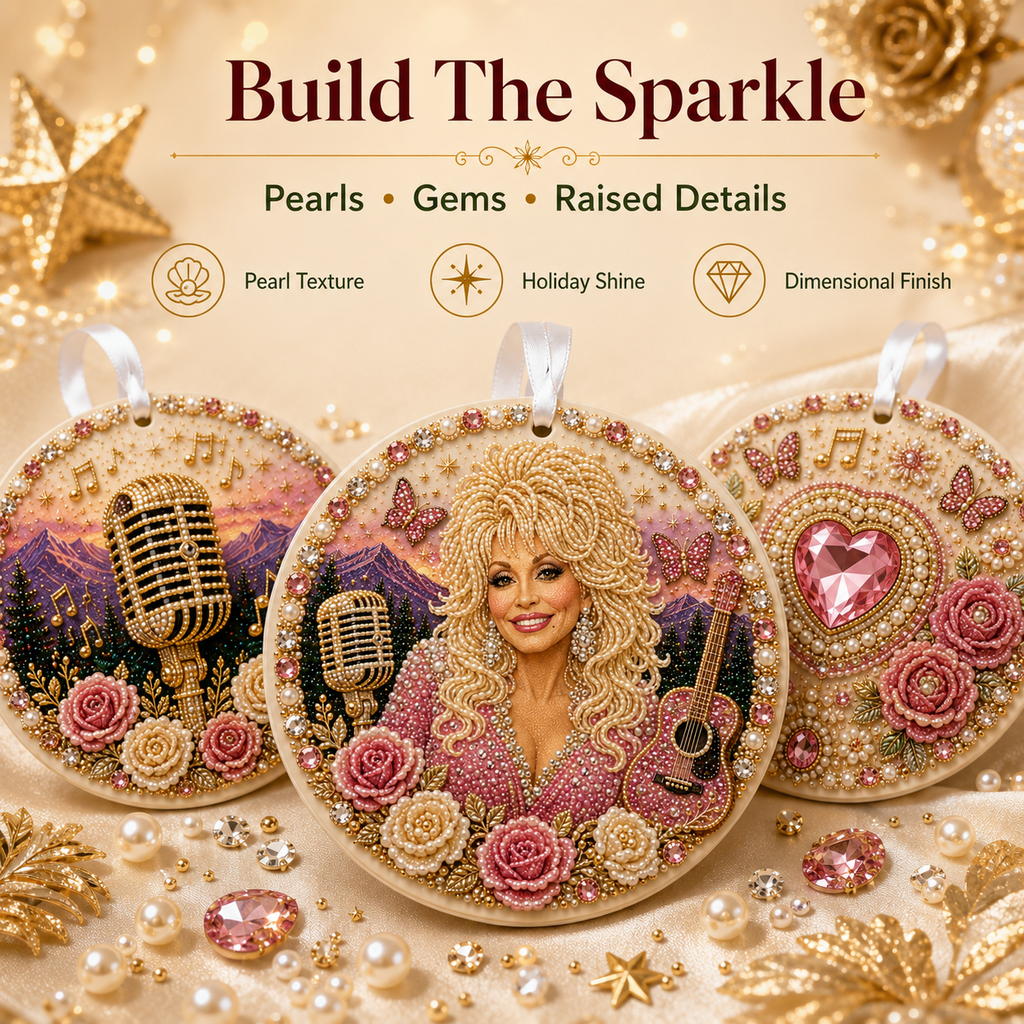Forever In Song DIY Pearl & Gem Memorial Ornament Collection