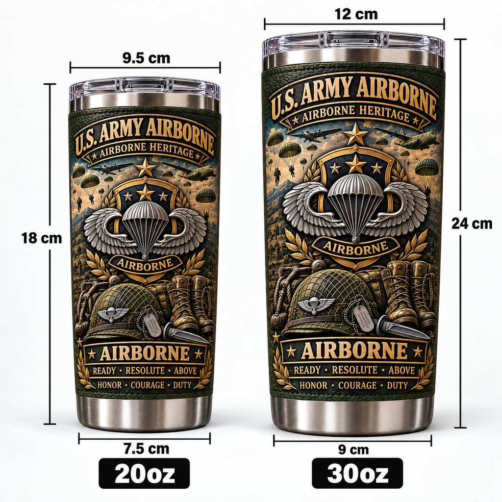 U.S. Army Airborne Heritage Insulated Travel Tumbler
