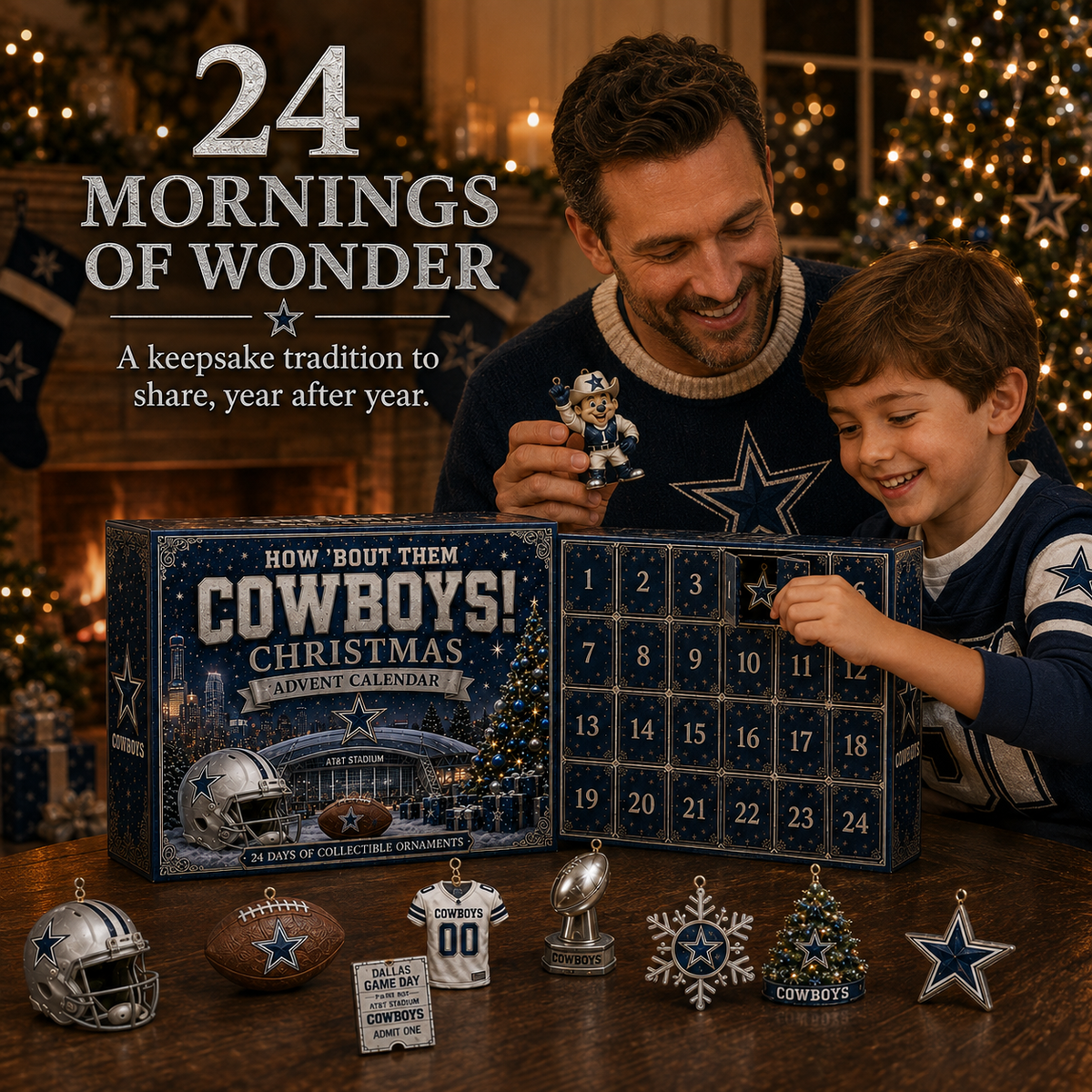 How ’Bout Them Cowboys! Football Christmas Advent Calendar