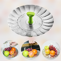 Sikunuo | Stainless Steel Foldable Steamer Basket