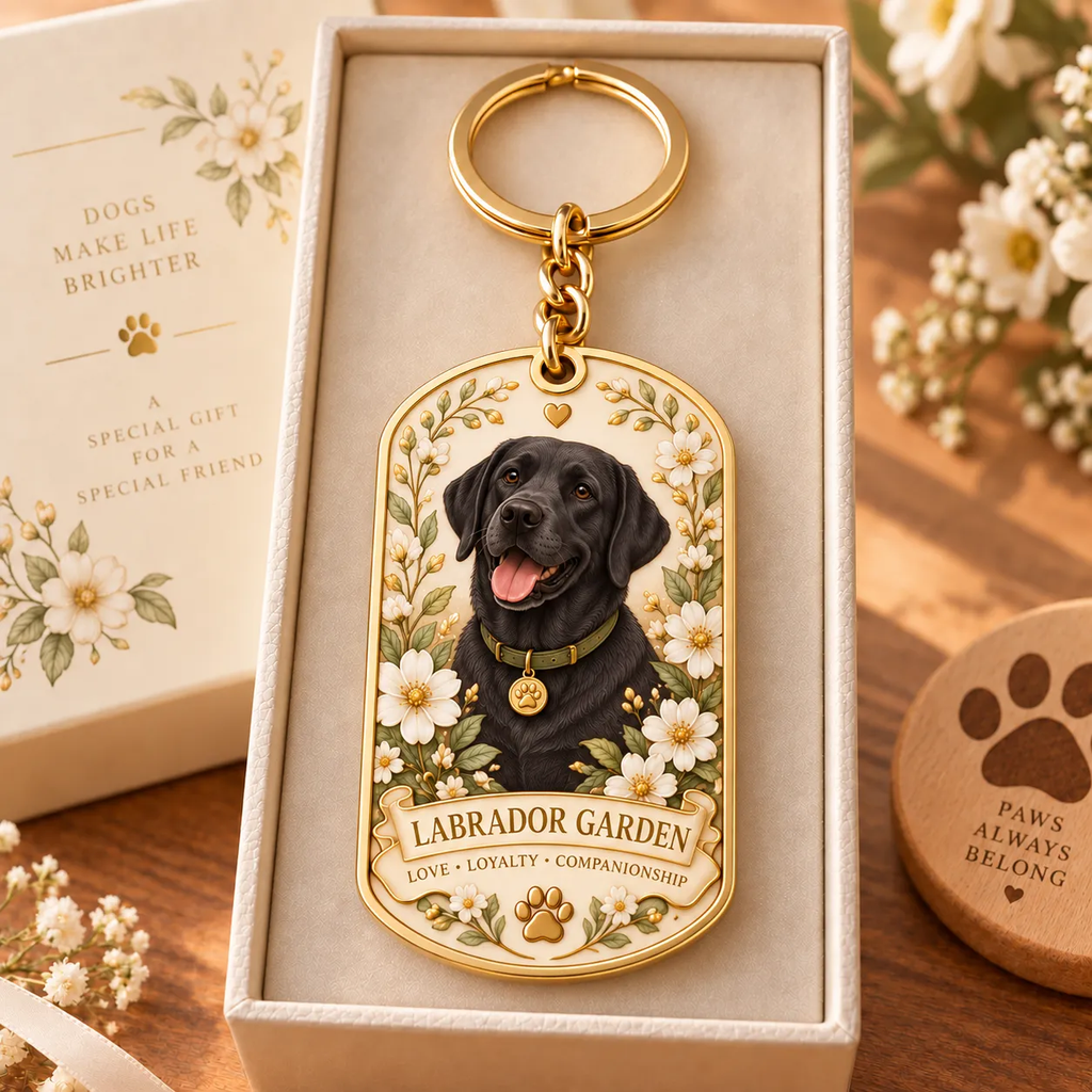 Labrador Garden Keychain Collection