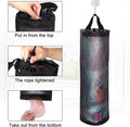 Sikunuo | Hanging Pocket Organizer – Breathable Mesh for Storing Kitchen Bags and Fruits/Veggies