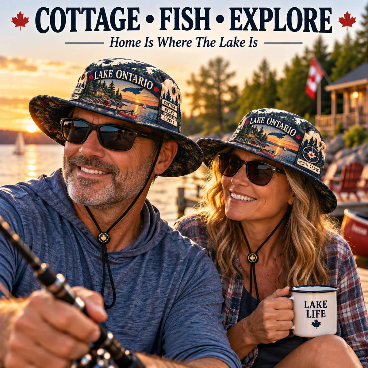Lake Ontario Cottage Life Boonie Hat