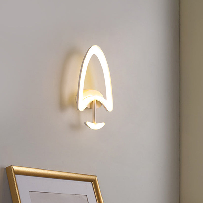 Sikunuo | Minimalistic Tree-Shaped Acrylic Wall Lamp LED Wall Light for Warm/White Light for Bedroom